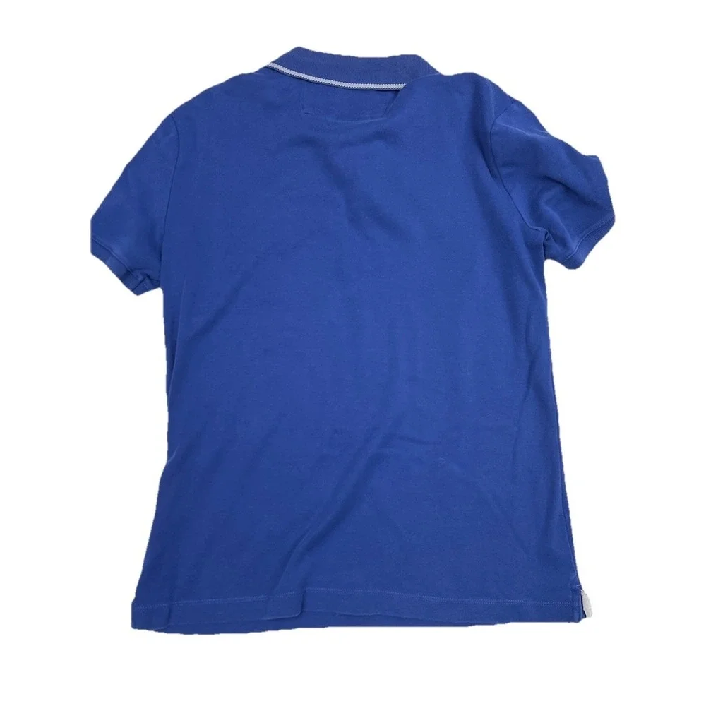 Men's Banana Republic Small Collar Polo Blue/Navy With Light‎ Blue Accents